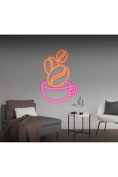 Kahve Fincanı Şekilli Neon Tabela ürün görseli 1