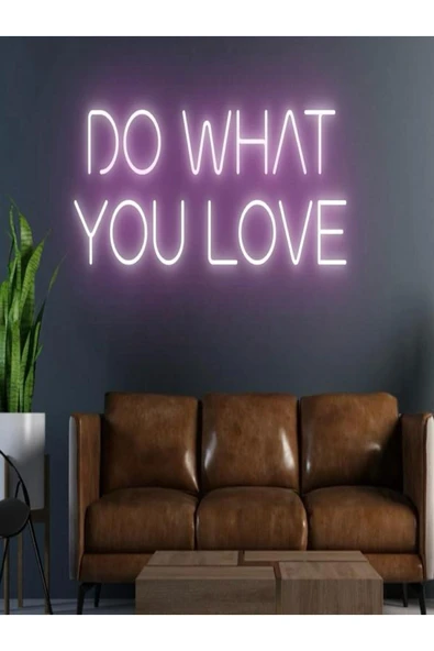 Do What You Love Yazılı Neon Tabela ürün görseli 1