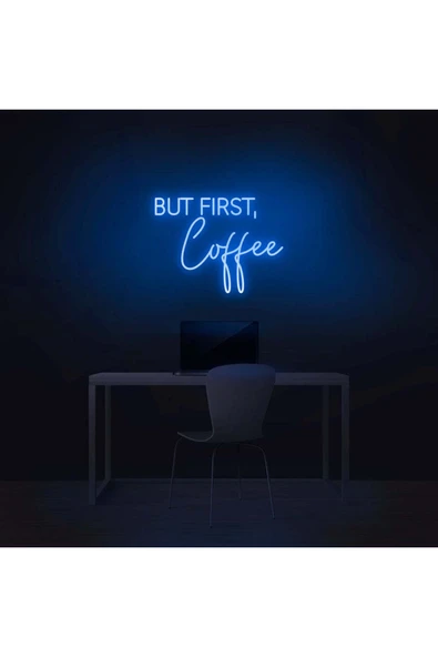 BUT FIRST,Coffee Yazılı Neon Tabela ürün görseli 1