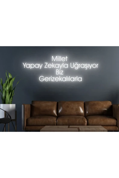 Millet Yapay Zekayla Uğraşıyor Biz Gerizekalılarla ürün görseli 1