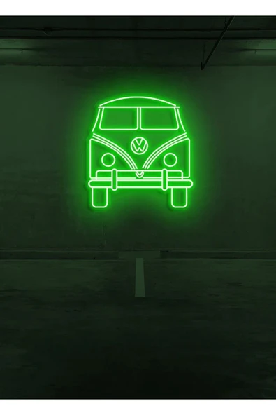 Minibüs Figürlü Neon Tabela ürün görseli 1