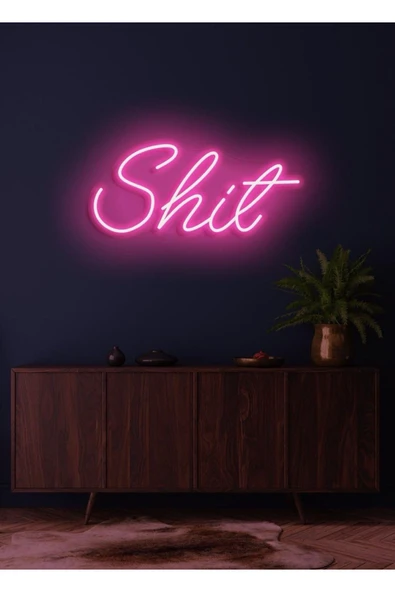 Shit Yazılı Neon Tabela ürün görseli 1