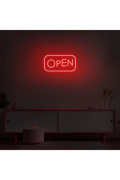 OPEN Yazılı Neon Tabela ürün görseli 1