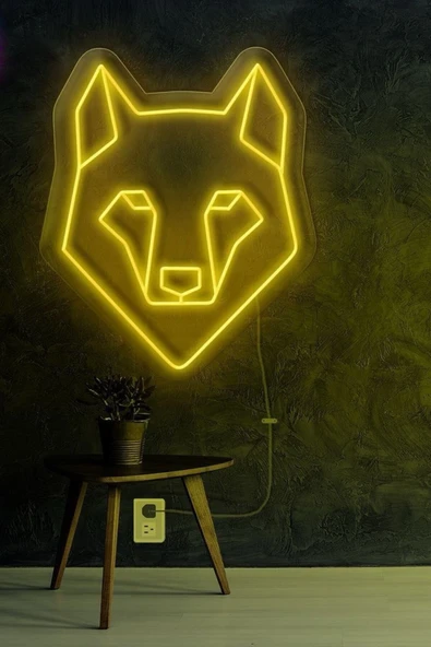 Kurt Figürlü Neon Tabela ürün görseli 1