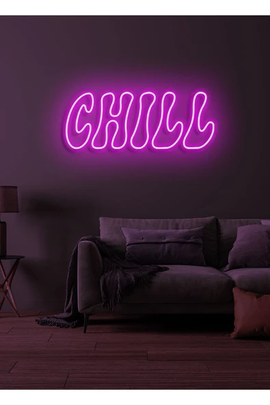 CHILL Yazılı Neon Tabela ürün görseli 1