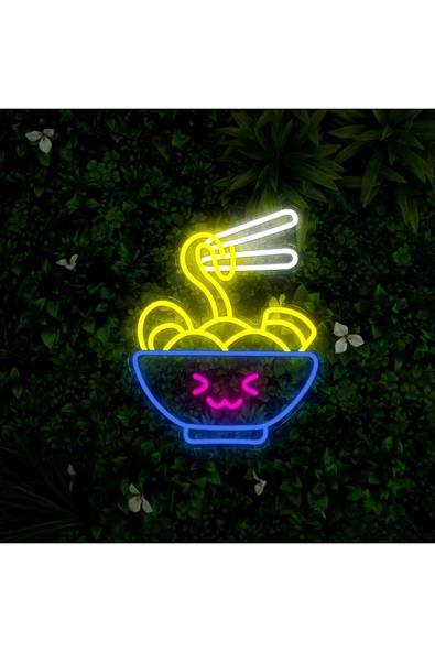 Noodle Şekilli Neon Tabela - Resim 2