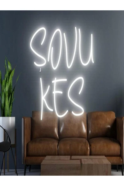 ŞOVU KES Yazılı Neon Tabela ürün görseli 1