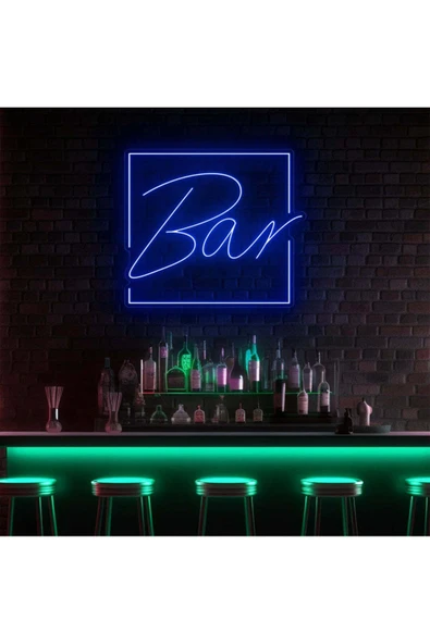 BAR Yazılı Neon Tabela ürün görseli 1