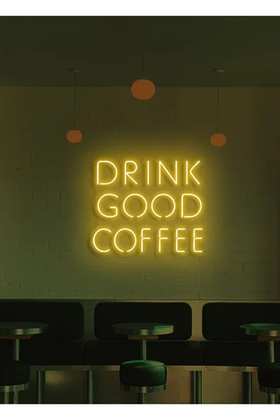 DRINK GOOD COFFEE Yazılı Neon Tabela ürün görseli 1