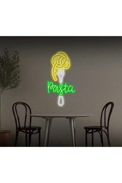 Pasta Yazılı ve Şekilli Neon Tabela ürün görseli 1
