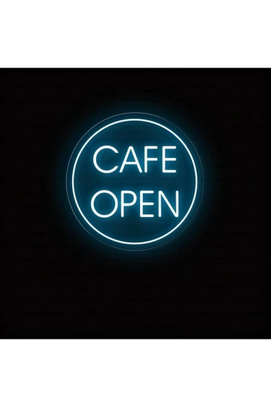 CAFE OPEN Yazılı Neon Tabela ürün görseli 1