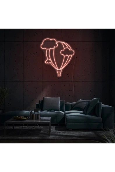 Uçan Balon Şekilli Neon Tabela - Resim 2
