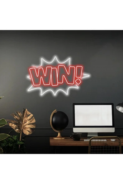 WIN! Yazılı Neon Tabela ürün görseli 1