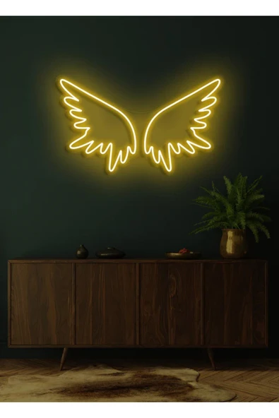 Kanat Figürlü Neon Tabela ürün görseli 1