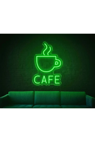 CAFE Yazılı ve Şekilli Neon Tabela ürün görseli 1