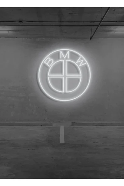 Rent A Carlara Özel BMW Logo Neon Tabela ürün görseli 1