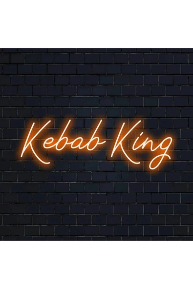 Kebab King Yazılı Neon Tabela ürün görseli 1