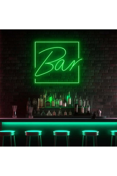BAR Yazılı Neon Tabela ürün görseli 1