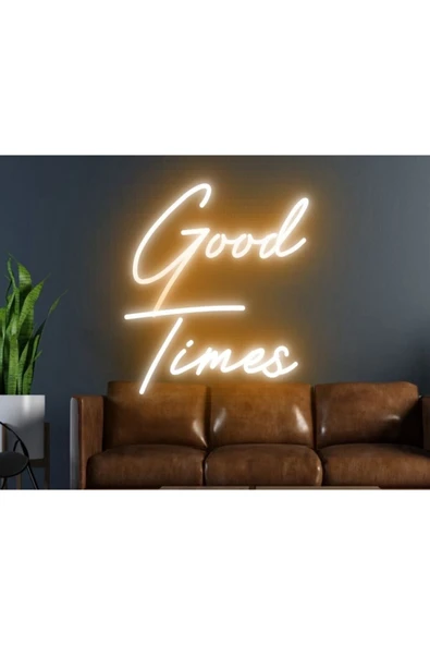 Good Times Yazılı Neon Tabela ürün görseli 1