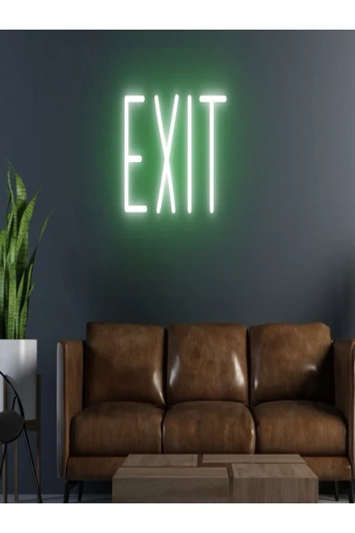 EXIT Yazılı Neon Tabela ürün görseli 1