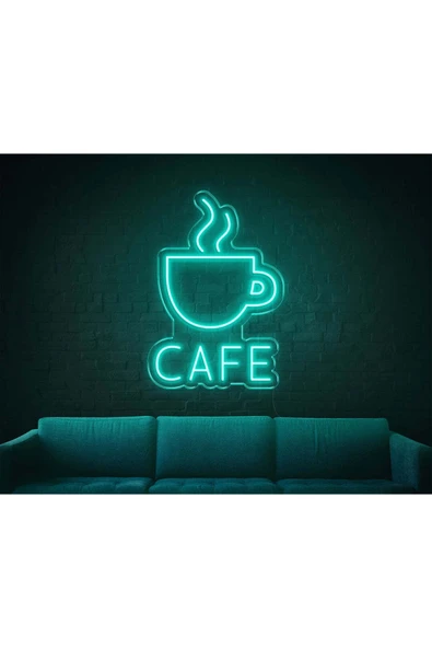 CAFE Yazılı ve Şekilli Neon Tabela ürün görseli 1