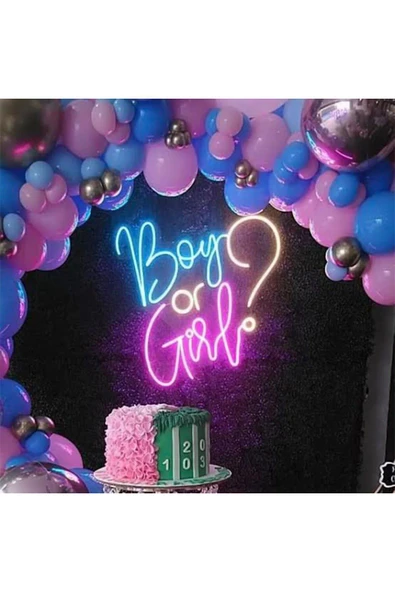 Boy or Girl? Yazılı Neon Tabela ürün görseli 1