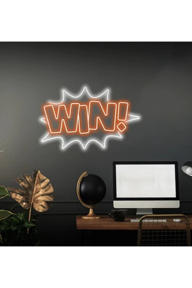 WIN! Yazılı Neon Tabela ürün görseli 1