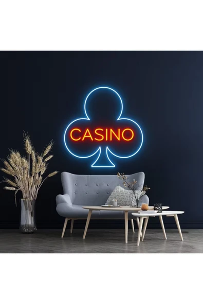 CASINO Yazılı ve Şekilli Neon Tabela ürün görseli 1