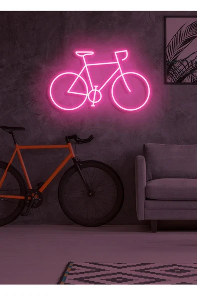 Bisiklet Figürlü Neon Tabela ürün görseli 1