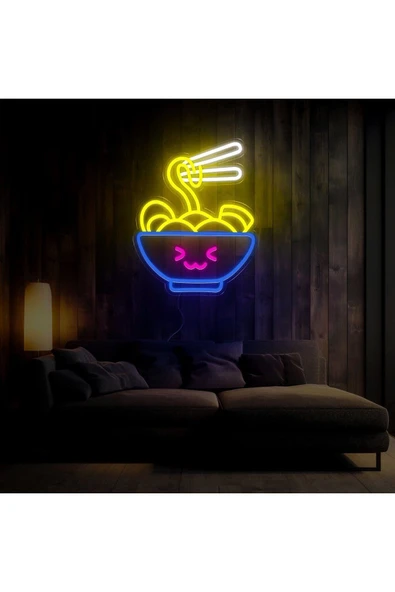 Noodle Şekilli Neon Tabela ürün görseli 1