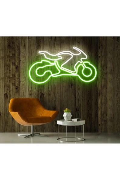 Rent A Carlara Özel Motor Figürlü Neon Tabela ürün görseli 1