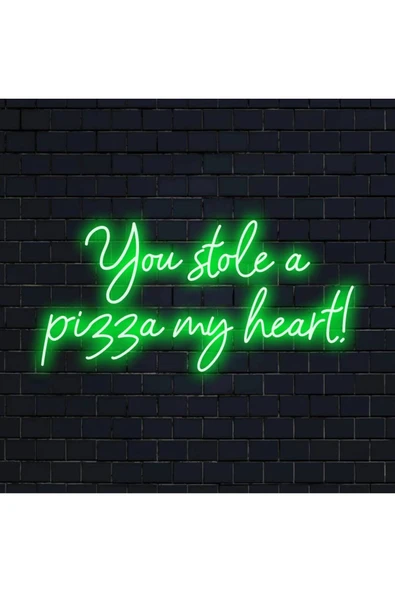 You stole a pizza my heart! Yazılı Neon Tabela ürün görseli 1