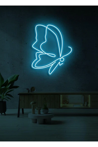Kelebek Figürlü Neon Tabela ürün görseli 1