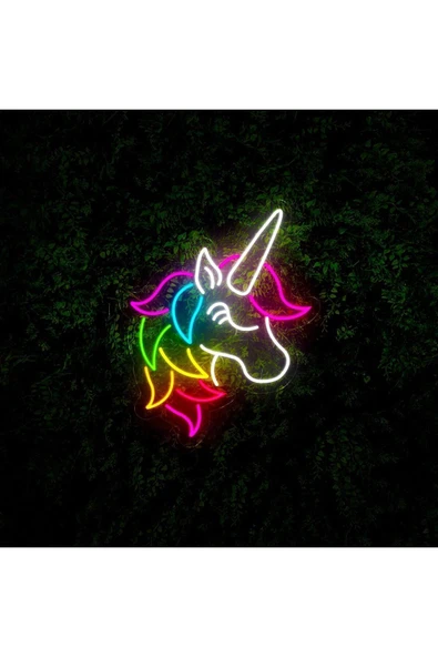 Unicorn Figürlü Neon Tabela - Resim 2