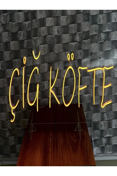 ÇİĞ KÖFTE Yazılı Neon Tabela ürün görseli 1