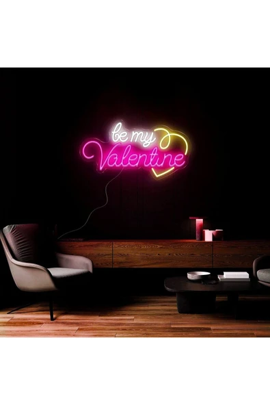 be my Valentıne Yazılı Neon Tabela ürün görseli 1