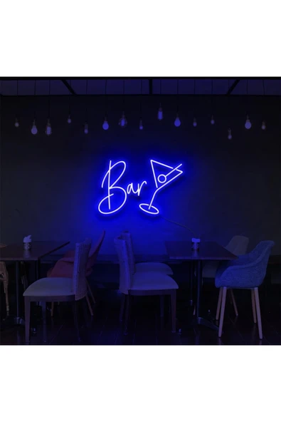 Bar Yazılı ve Şekilli Neon Tabela ürün görseli 1