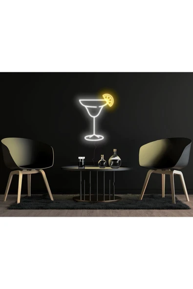 Cocktails Bardak Neon Tabela ürün görseli 1