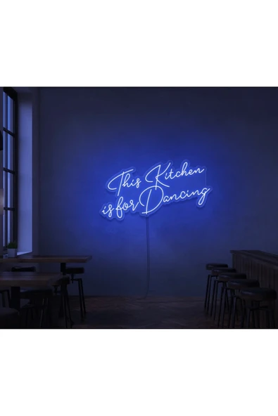 This Kitchen is for Dancing Yazılı Neon Tabela ürün görseli 1