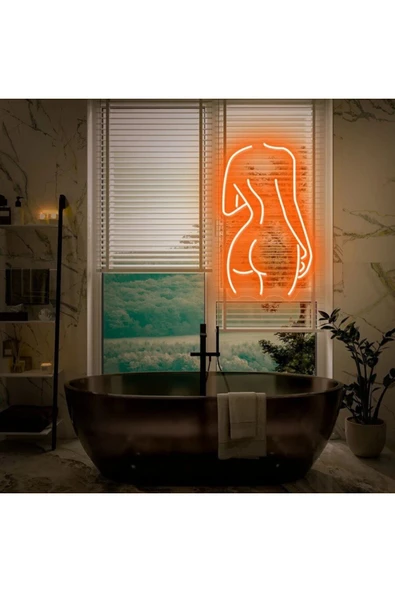 Kadın Figürlü Neon Tabela ürün görseli 1