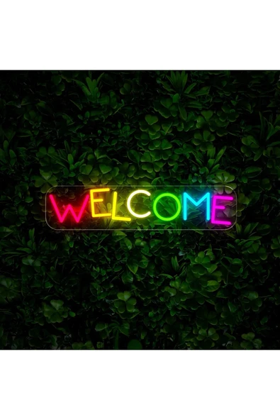 WELCOME Yazılı Neon Tabela - Resim 2
