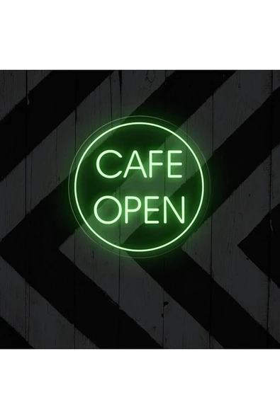 CAFE OPEN Yazılı Neon Tabela ürün görseli 1