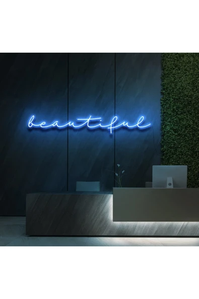 Beautiful Yazılı Neon Tabela ürün görseli 1