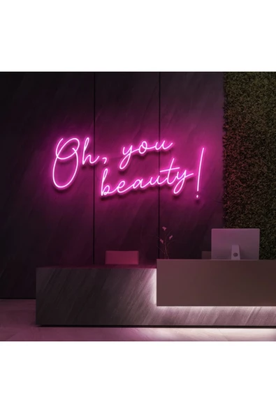 Oh,You Beauty! Yazılı Neon Tabela ürün görseli 1