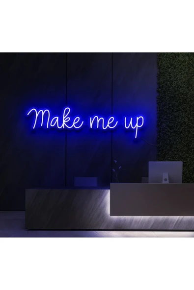 Make Me Up Yazılı Neon Tabela ürün görseli 1