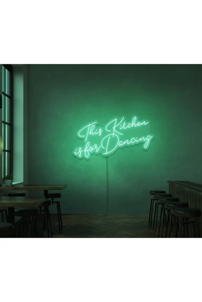 This Kitchen is for Dancing Yazılı Neon Tabela ürün görseli 1