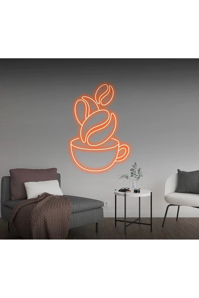 Kahve Fincanı Şekilli Neon Tabela ürün görseli 1