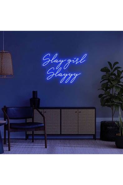 Slay girl Slayyy Yazılı Neon Tabela ürün görseli 1