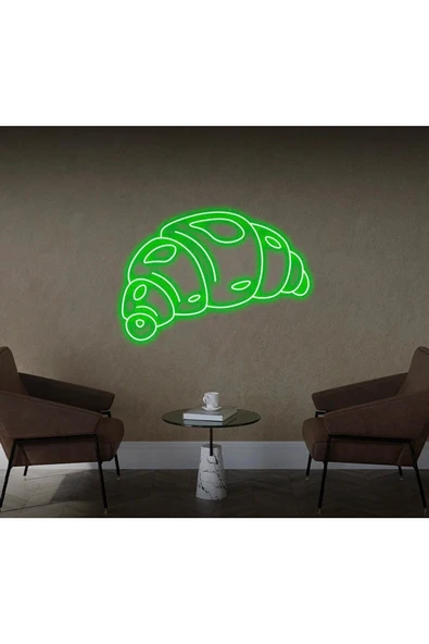 Kruvasan Şekilli Neon Tabela ürün görseli 1
