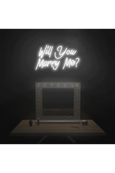 Will You Marry Me? Yazılı Neon Tabela ürün görseli 1